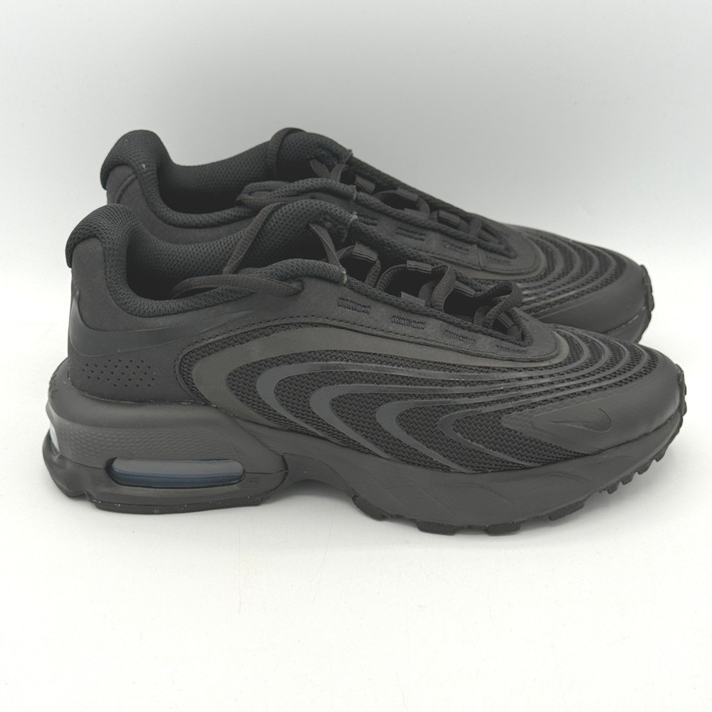Nike Air Max Fire Sneaker Running Shoes Womens 6 Black Triple Black IF2620-003
